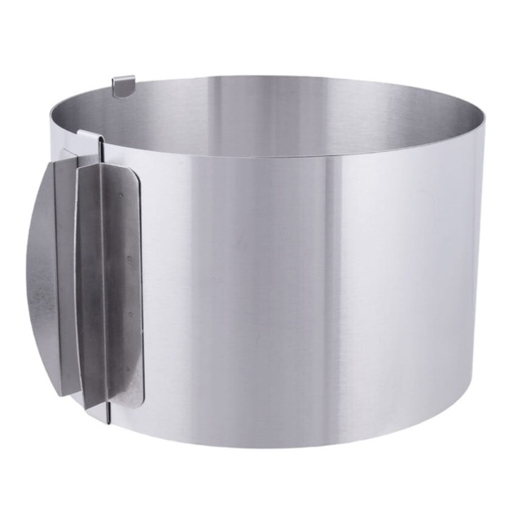 Inel reglabil pentru tort, Cake Land,16-30cm, înălțime 10cm, inox