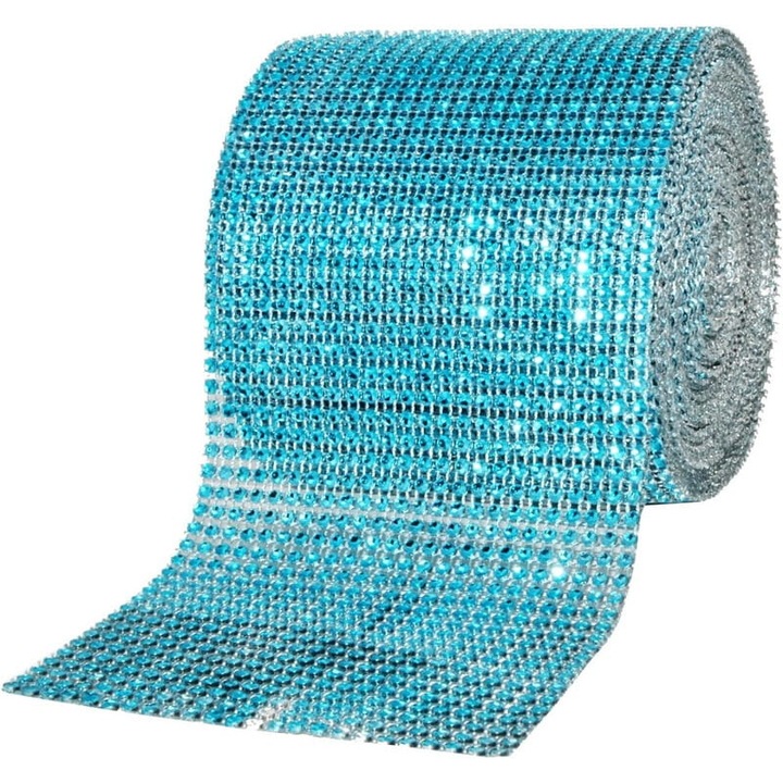 Декоративна панделка Cake Land, синя, 12 см x 9 м