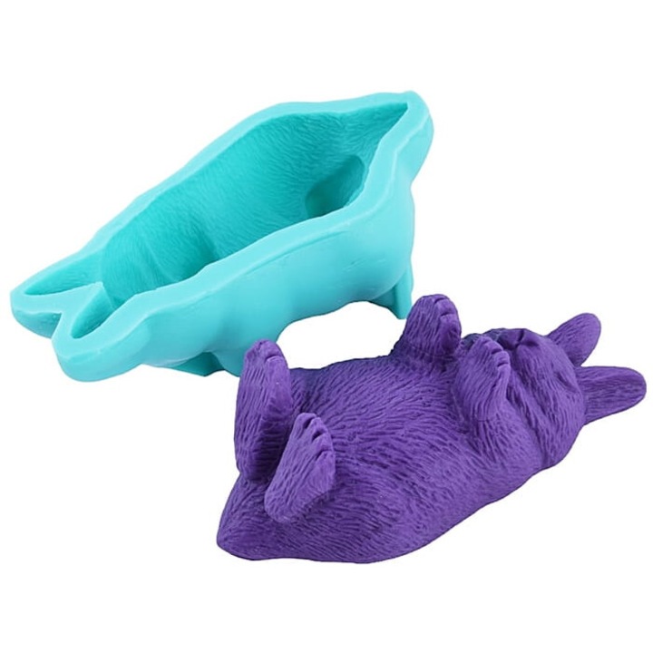 Forma siliconica pentru masa de zahar, Cake Land, ZAJAC 3D XL, 15x7xh6cm, culoare: multicolor