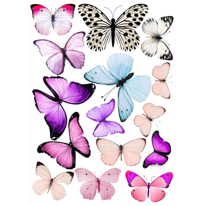 Декорации за торта, Cake Land, вафла, комплект 15 бр