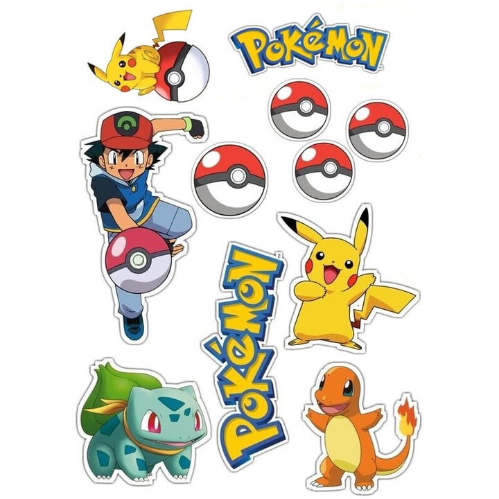 Декоративен комплект за торта Cake Land, пеперуди, 11 броя, 3,5x13 см, цветен