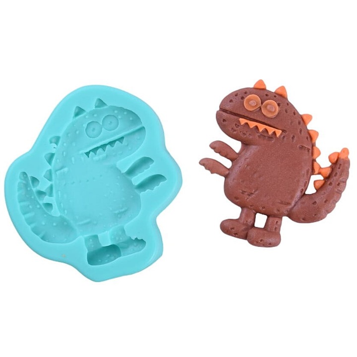 Cake Land dinoszaurusz szilikon forma, 6cm, kék