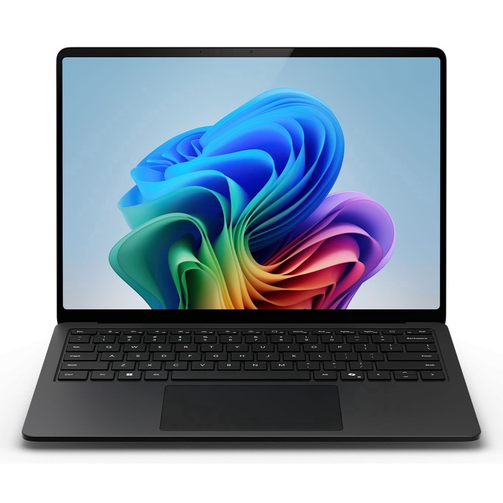 Лаптоп Microsoft Surface Laptop 7 с Qualcomm Snapdragon X Plus X1P-64-100 (3.4GHz, 42M), 16 GB, 512GB M.2 NVMe SSD, Qualcomm Snapdragon X Adreno X1-85, Windows 11 Home, Черен