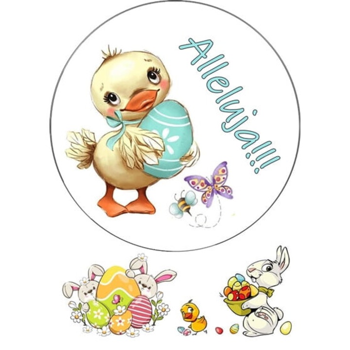 Cake Land Декорация за торта, великденски яйца, 20 см, комплект