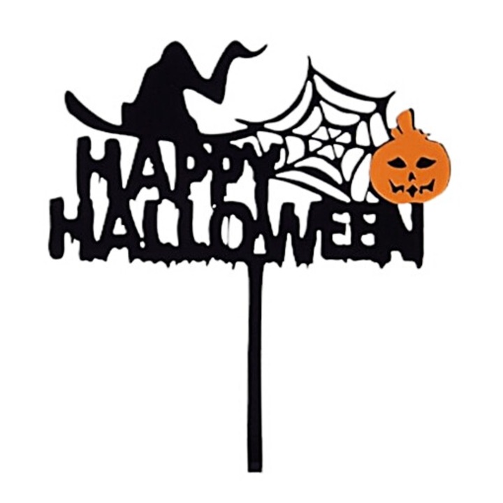 Topper торта Хелоуин, Cake Land, акрил, 10x12cm, комплект