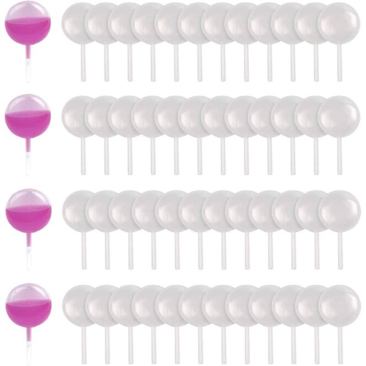 Pipetták dekoráláshoz, Cake Land, 50 db-os készlet, 4 ml, 5,5x2,6cm, műanyag