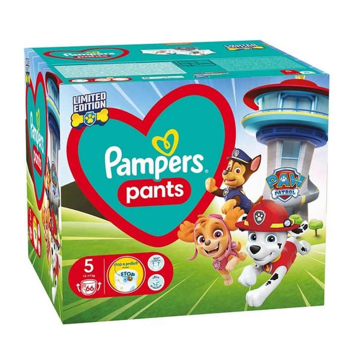 Pachet 2 X Scutec Pants Pampers Heroes Nr 5 12 17kg 66buc