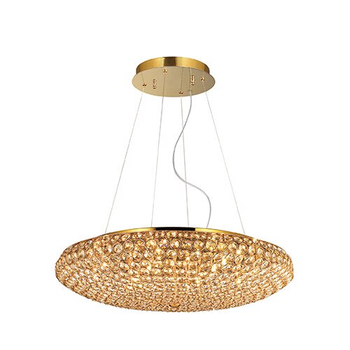 Lustra, KING SP12 ORO, IDEAL LUX, Auriu