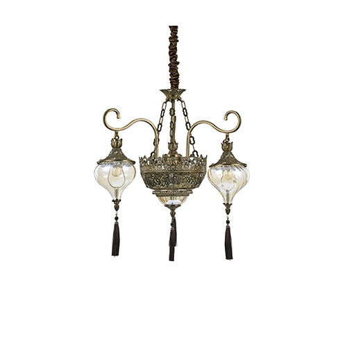 Lustra, HAREM SP5, IDEAL LUX, Auriu