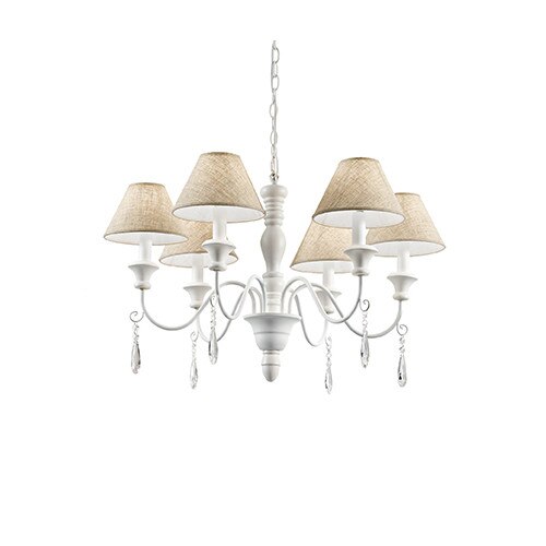 Lustra, PROVENCE SP6, IDEAL LUX, Alb