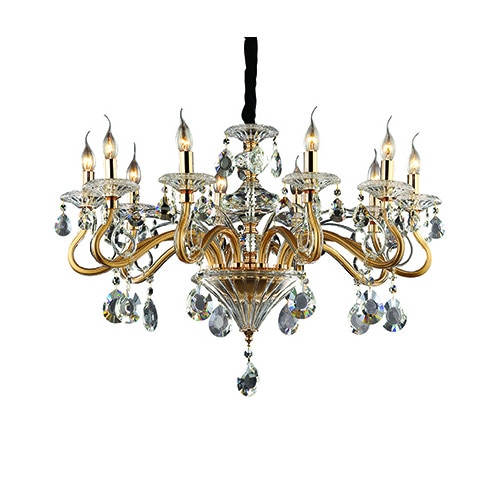 Lustra, NEGRESCO SP10 ORO, IDEAL LUX, Transparent