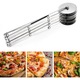 Taietor pentru aluat extensibil si Pizza, 5 role, AllizBan®, din otel inoxidabil, distanta ajustabila, alungire maxima 50cm, distanta maxima intre role 12cm, argintiu