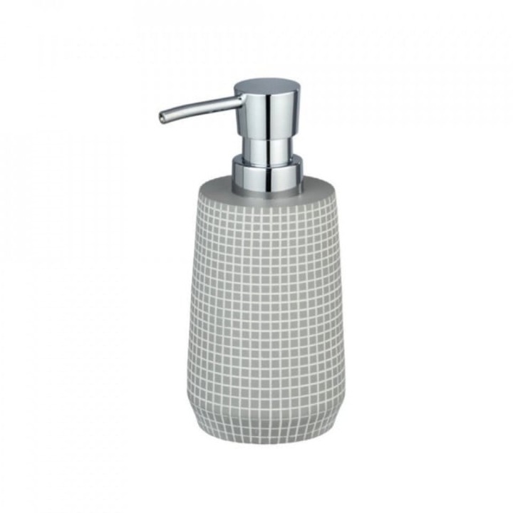 Dispenser sapun lichid Wenko Ohrid, gri, fibre sintetice, 270 ml