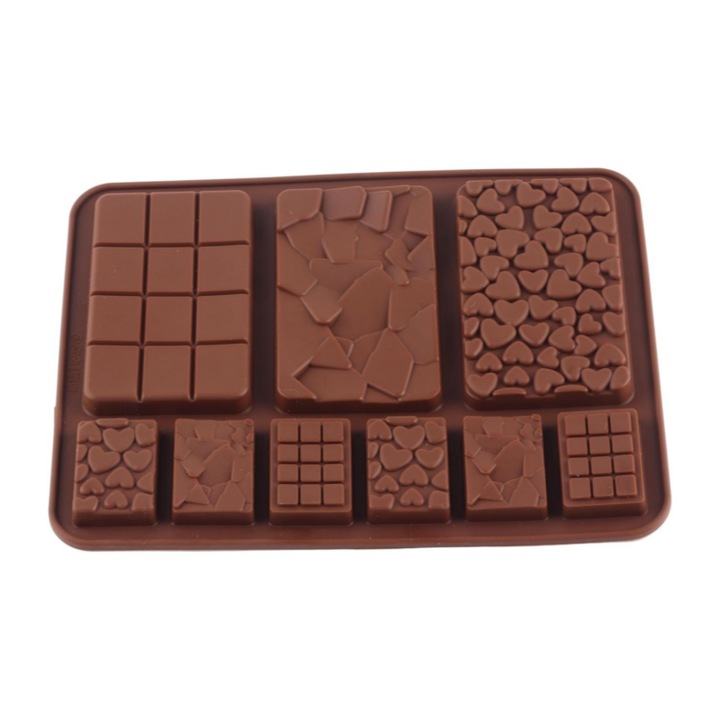 Matrita Silicone AieQaQ pentru Batoane de Ciocolata – Ideala pentru Batoane Energetice si Waffle! Matrita adanca, usor de desfacut, perfecta pentru ciocolata handmade