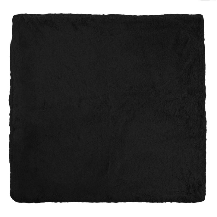 Fata de Perna Decorativa de Iarna Neagra Rabbit 50x50cm