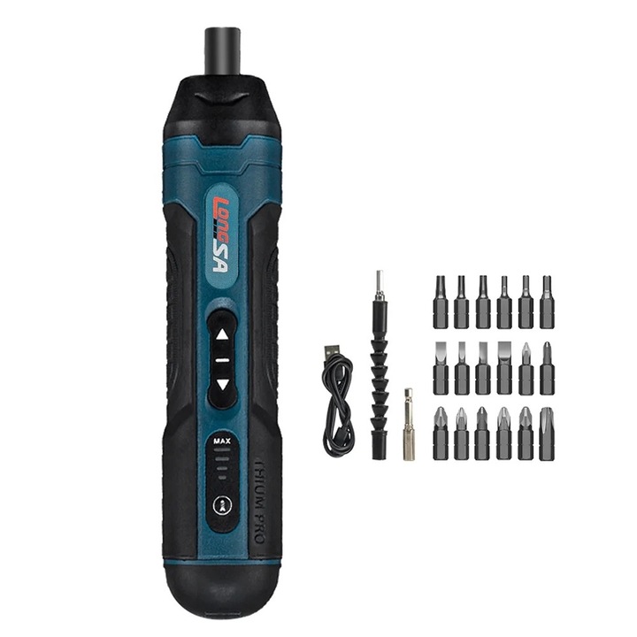 Set de surubelnite electrice cu biti, 2pcs sau 20pcs, 280r/min, max 5Nm, multicolor