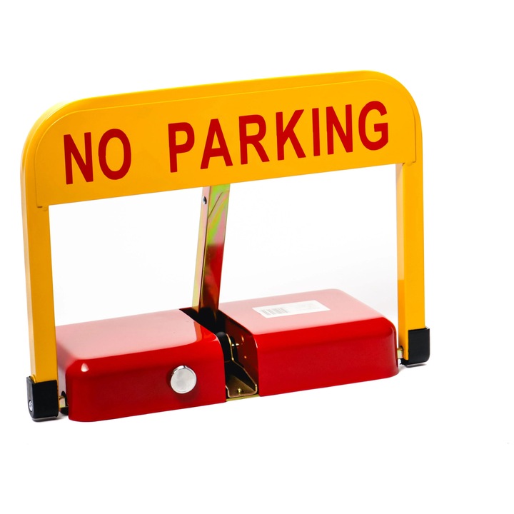 Blocator de parcare dreptunghiular cu telecomanda si baterie