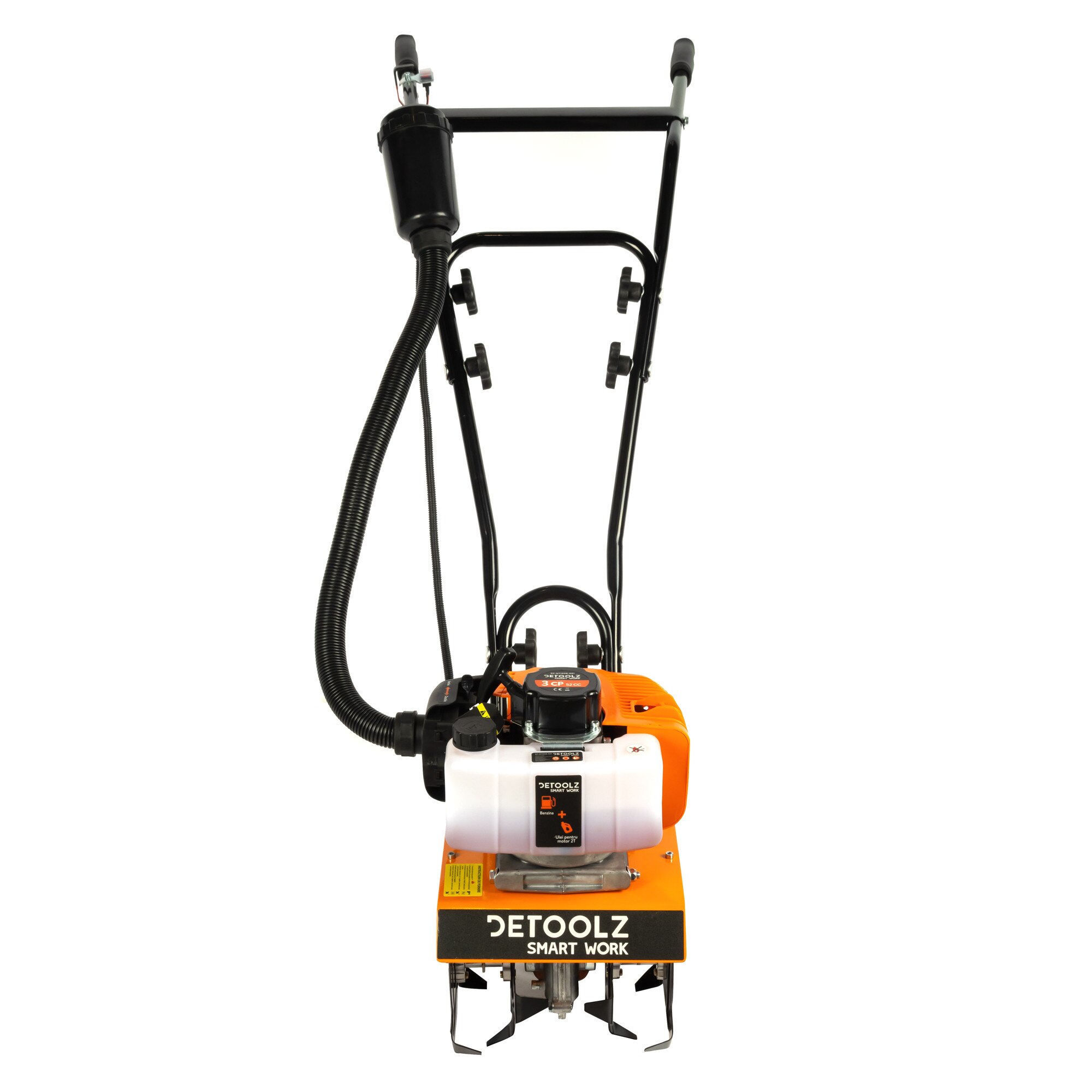 Motocultor 3CP, 52CC, motor benzina 2T, cu o viteza si pornire