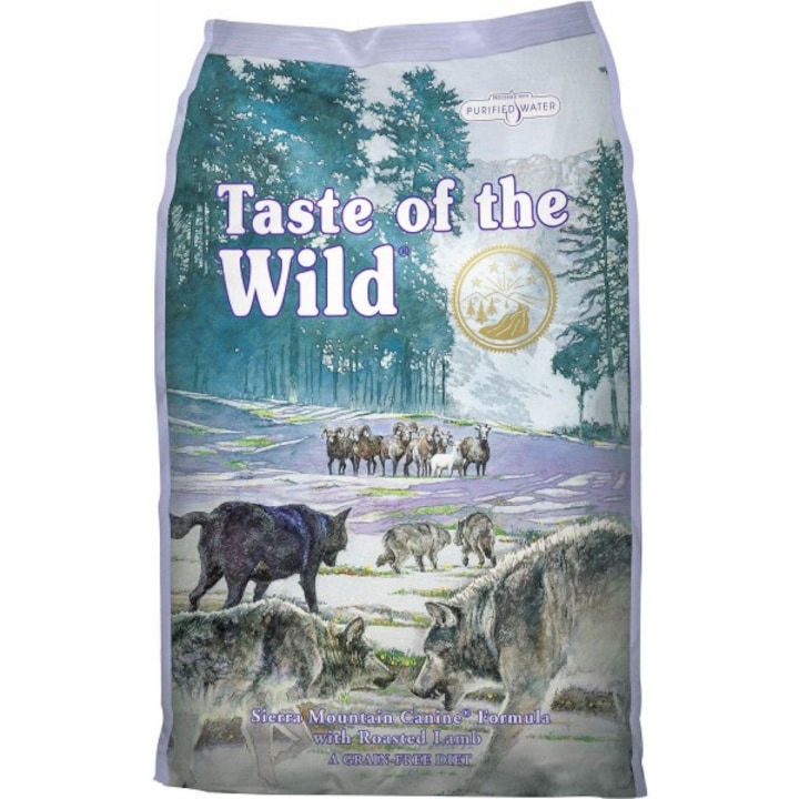 Taste of the Wild Sierra Mountain sült bárányos kutyatáp, 2 kg