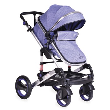 Carucior 3 in 1 cu suspensii Gala Blue Carucior 3 in 1 cu suspensii Gala Blue