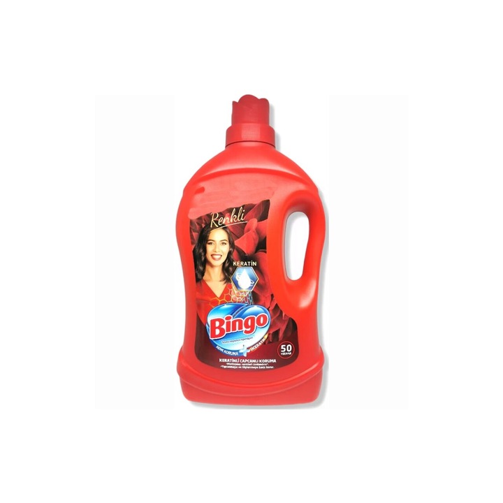 Bingo Detergent Lichid Color Renkli 3 L, 50 Spalari