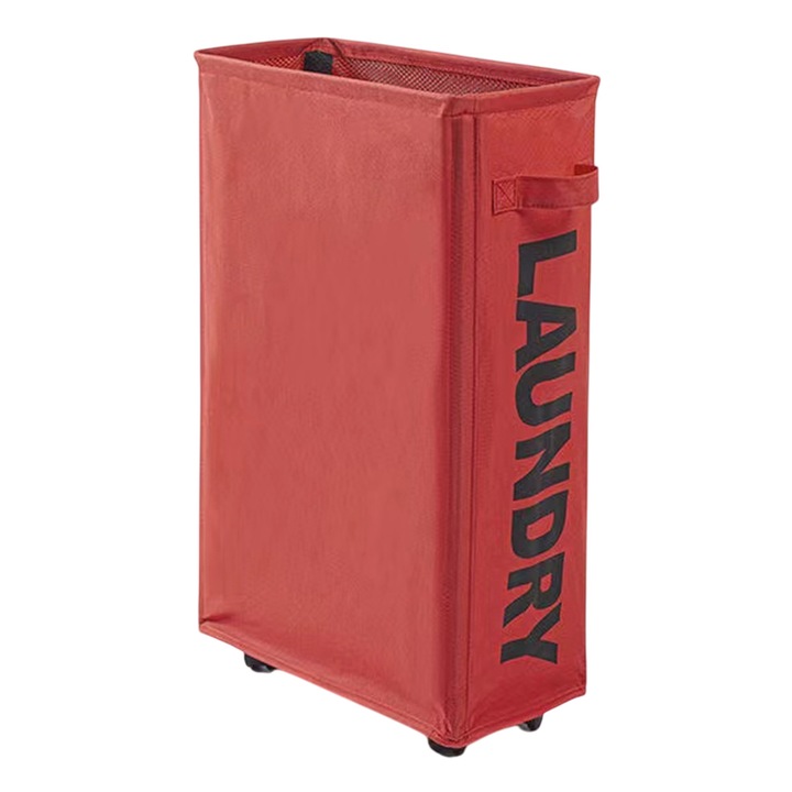 Кош за пране с колелца, Enforose, японски дизайн, плат Оксфорд, универсален, 30x45см