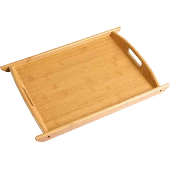 Tava din bambus dreptunghiulara, Enforose, utilizare versatila, design minimalist