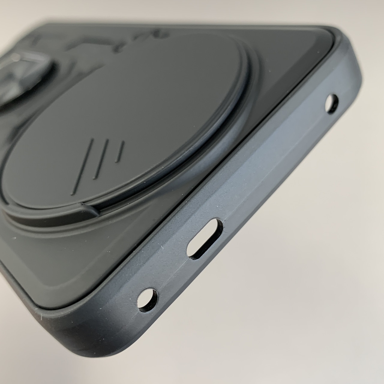 Husa telefon Mat-Tech compatibila cu Xiaomi Redmi Note 14 Pro 5G, Protectie Camera, Inel, Magnet, Anti-Shock, Rugged Protection, Negru