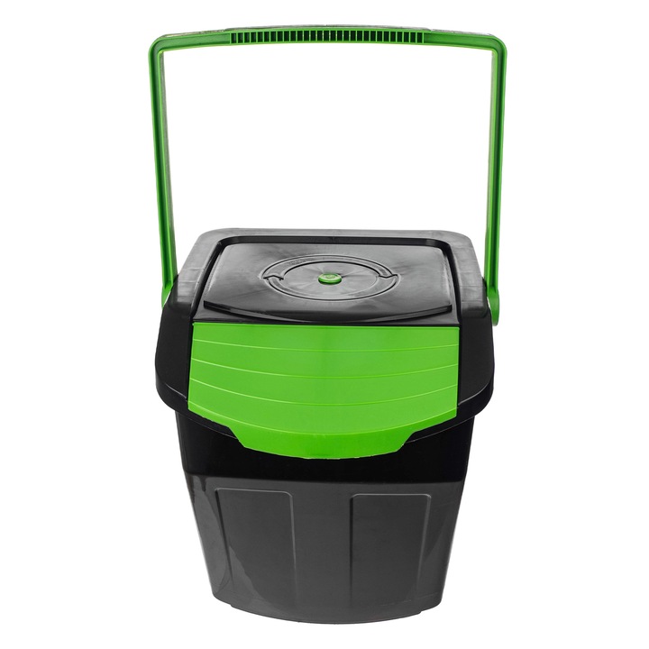 Cos de gunoi ECOBOX, 39x25x38cm, verde
