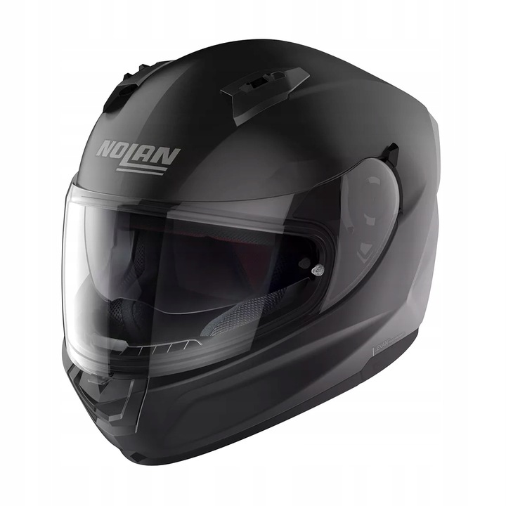 Casca moto Nolan N60-6 Classic, design sportiv, sistem de ventilatie AirBooster, culoare neagra/mat, disponibila in doua dimensiuni