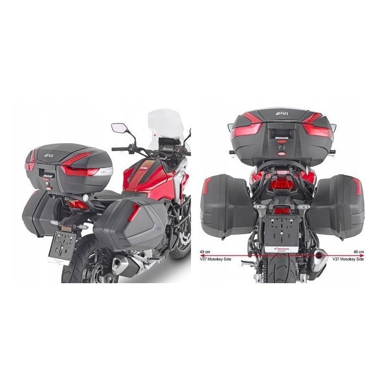 Set suport Givi PLX1186 pentru cutii laterale MONOKEY SIDE