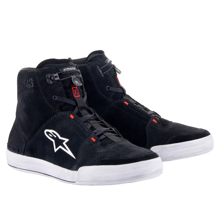 Маратонки Alpinestars, хром, черно/сиво, велур, мъжки