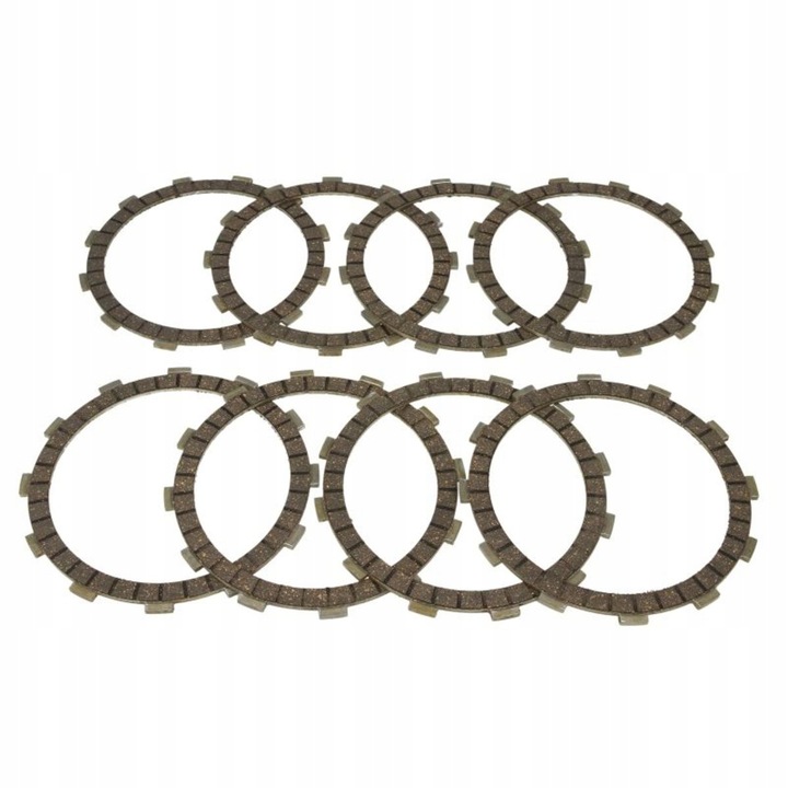 TRW kuplungtárcsák, Honda/Kawasaki motorkerékpárokhoz, 161x151x129mm, 8 db-os készlet