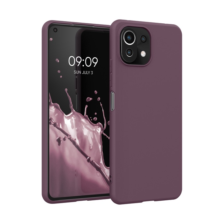 Husa Kwmobile pentru Xiaomi Mi 11 Lite 5G/11 Lite 5G NE, Mov, Silicon, KWM000012TH033C