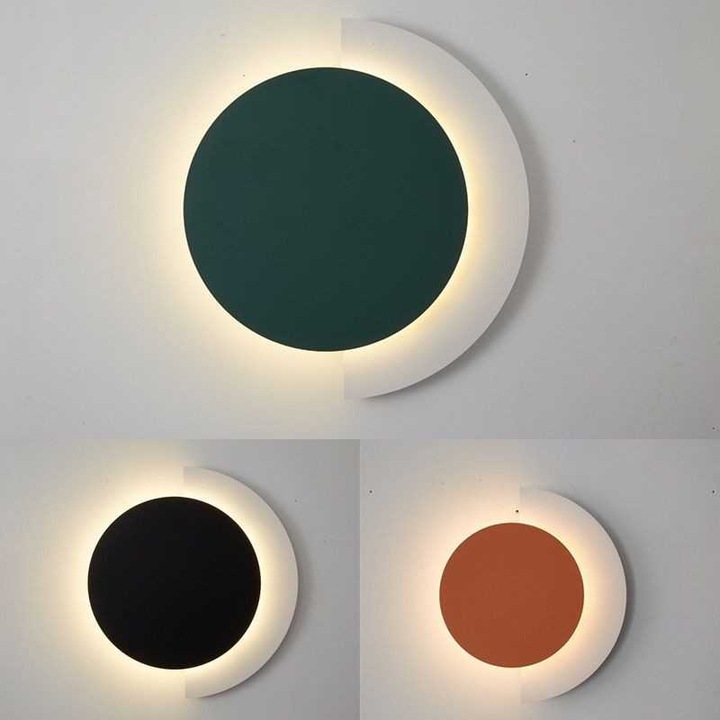 Aplica Led JIJU® Verde D24CM 3 Functii 20W