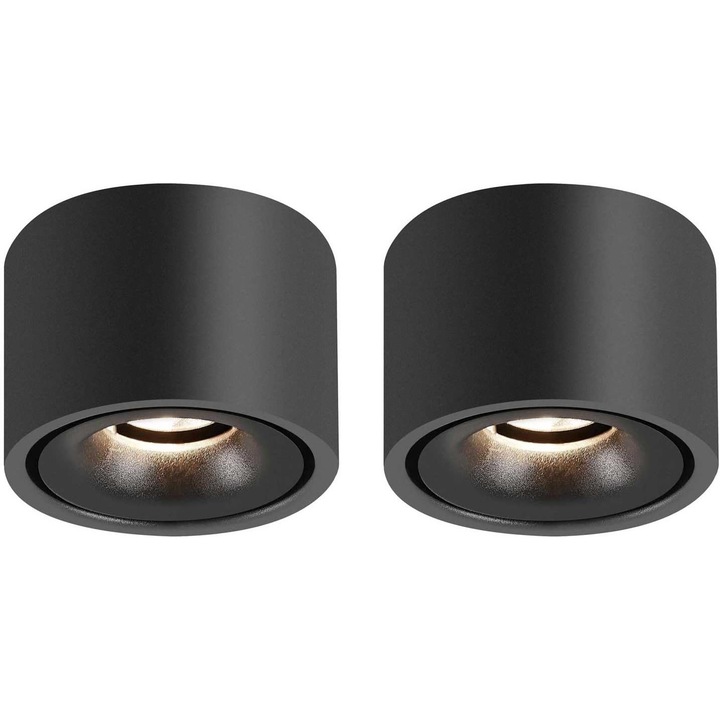 SUEVA® LED Spot fekete 12 W 4000K D10cm