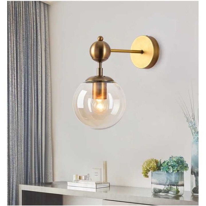 LightPlanet® E14 Max 60W MX627/1 Globe Matt White стенна лампа