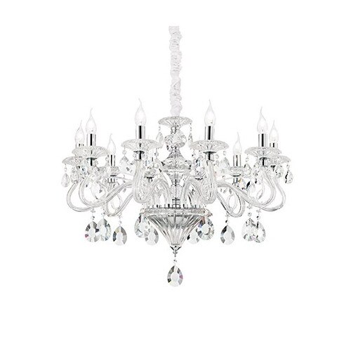 Lustra, NEGRESCO SP8 TRASPARENTE, IDEAL LUX, Transparent