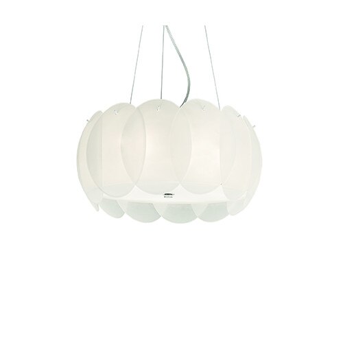 Lustra, OVALINO SP5 BIANCO, IDEAL LUX, Alb