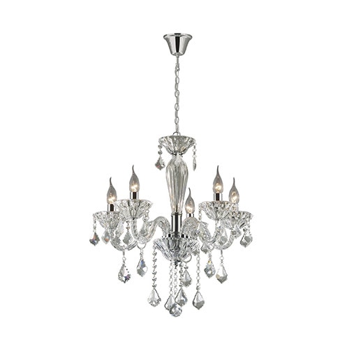 Lustra, TIEPOLO SP5, IDEAL LUX, Crom