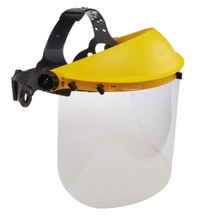 Casca protectie motocoasa MX505, viziera plexiglas, ajustabila