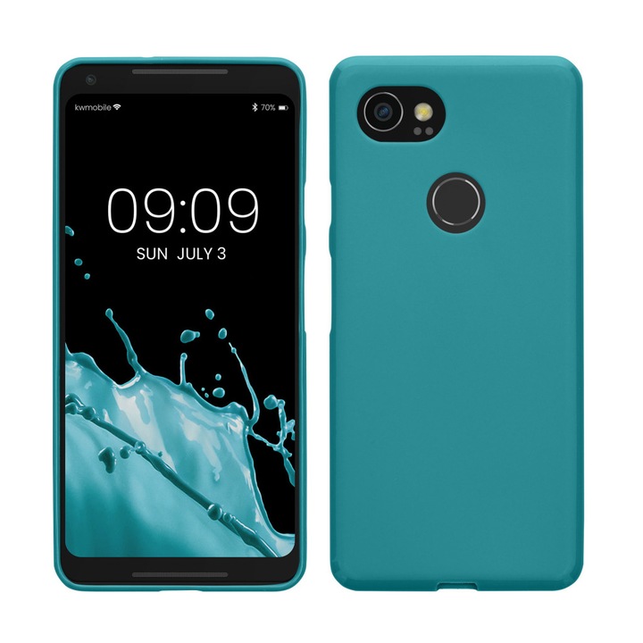 Калъф Kwmobile за Google Pixel 2 XL, син, силикон, KWM000008JS003C