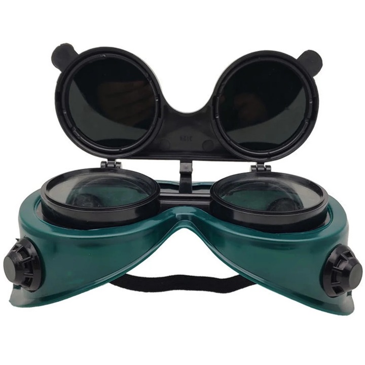 Ochelari de sudura, protectie oculara, flip-up, multicolor, 18x8x7cm, set 1 pereche