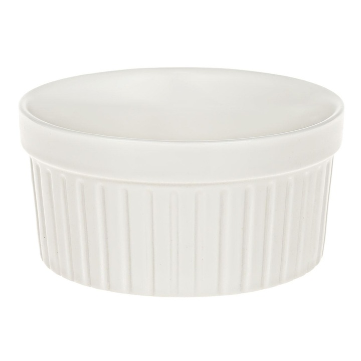 Forma Termorezistenta Ecru Ceramica pentru Prajituri 175ml