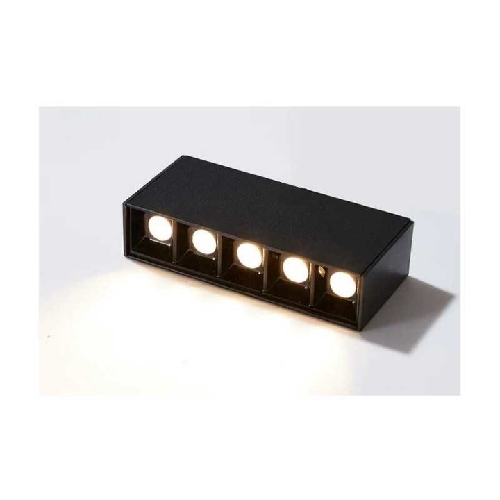 Spot LED SUEVA® Negru10 W Aplicat 4000K Lumina Neutra
