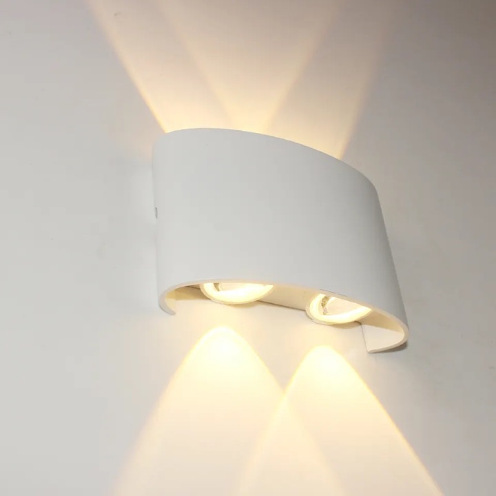 Светодиодна стенна лампа LightPlanet® за външна топла светлина 2056/2 WT