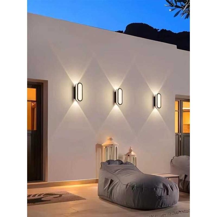 Aplica Cu Led JIJU® 10W Exterior Lumina Calda