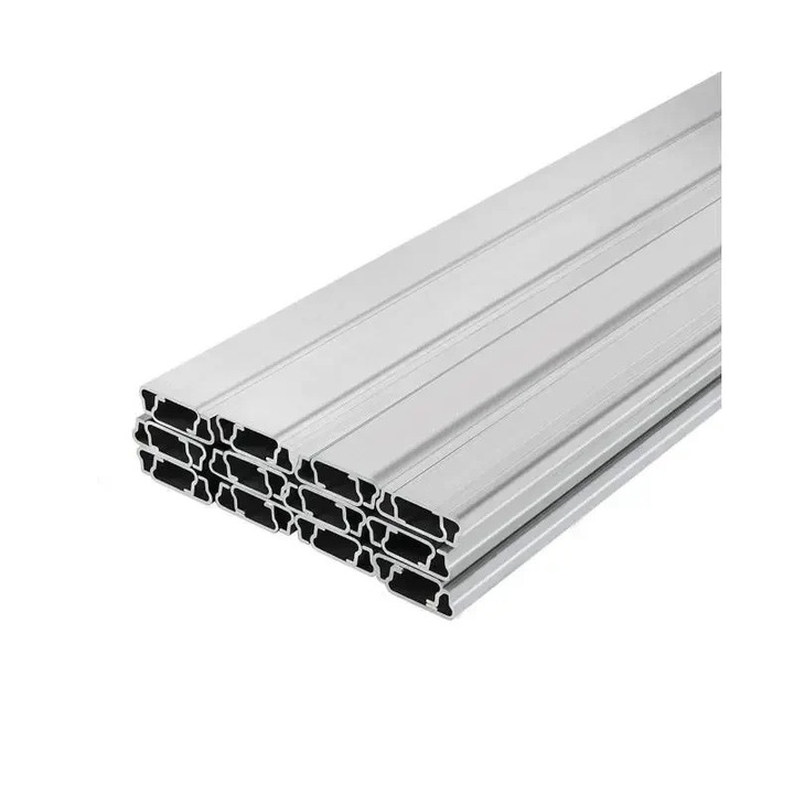 Wiggle Wire & Lock Channel, 2M 40PCS, алуминиева сплав, PE покритие, сребро