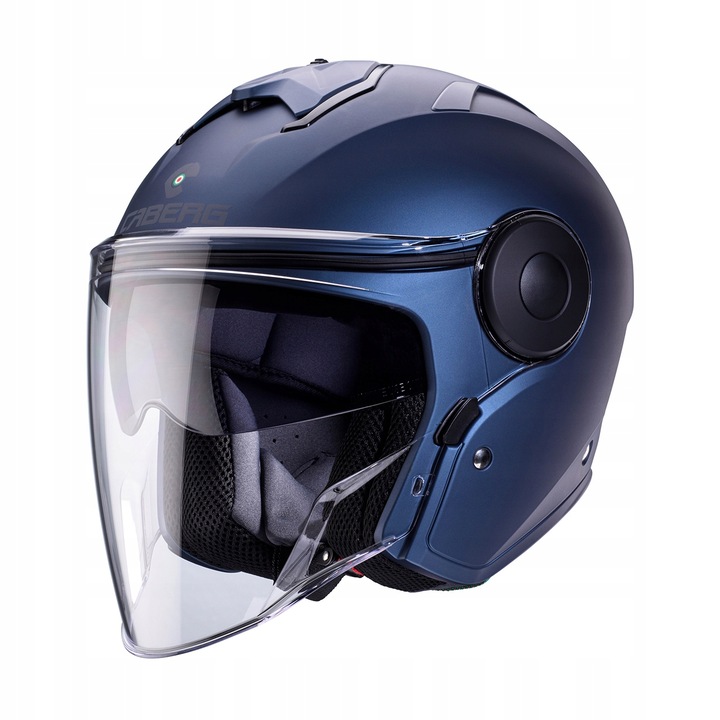 Casca moto Caberg Soho Solid, matt kék, XL, hatékony szellőzés, dupla plexi