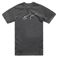 Tricou moto Alpinestars Ageless, gri, XXL, cu logo